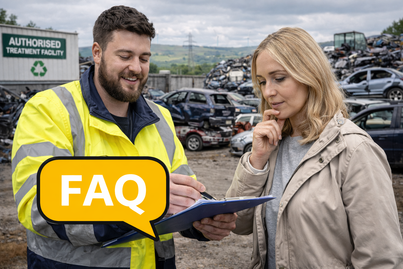 Scrap car FAQs and advice in Bingley